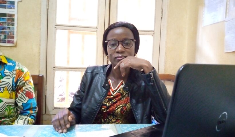 4. Marie claire Muyisa Sikuhimbire, agronome et animatrice du département femme au sein du Syndicat de défense des intérêts des paysans SYDIP siégeant en ville de Butembo, dans la province du Nord-Kivu en République Démocratique du Congo.